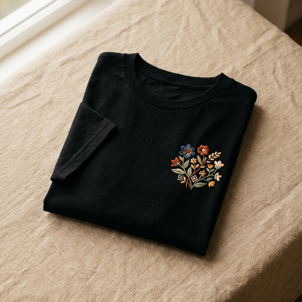 Custom Embroidered T-Shirt