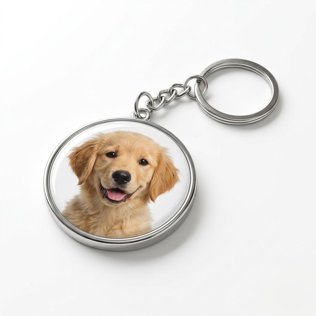 Round Keychain